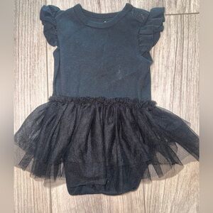 Black Tutu Onesie Bodysuit
